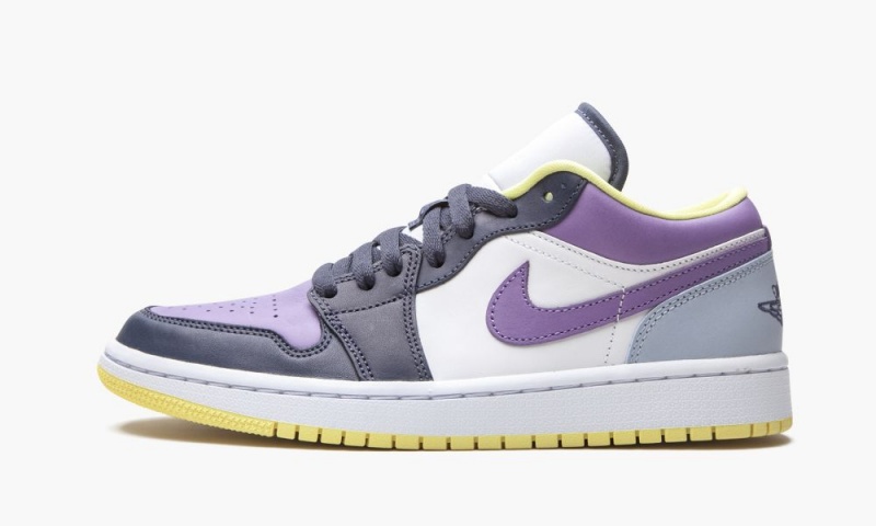 Nike Air Jordan 1 Low SE \'Mismatched Purple / Magenta\' Naisten Kengät Sininen Valkoinen | 920OCGYUP
