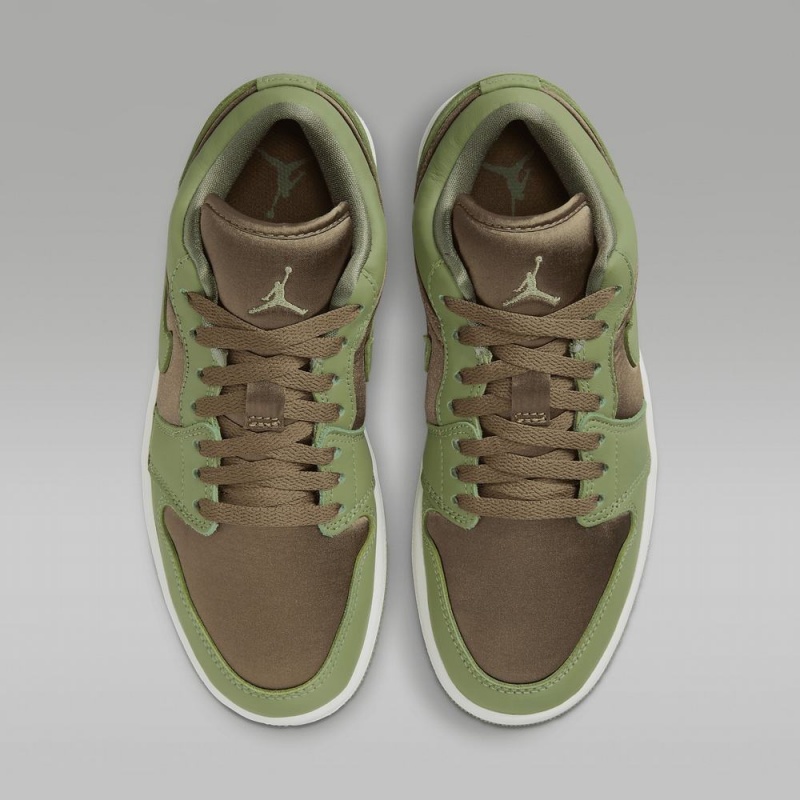Nike Air Jordan 1 Low SE Naisten Kengät Ruskea Sininen Vaaleanoliivinvihreä | 906BAMPET