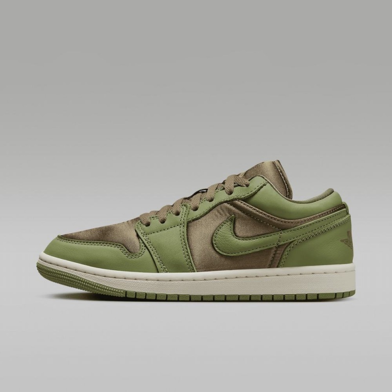 Nike Air Jordan 1 Low SE Naisten Kengät Ruskea Sininen Vaaleanoliivinvihreä | 906BAMPET