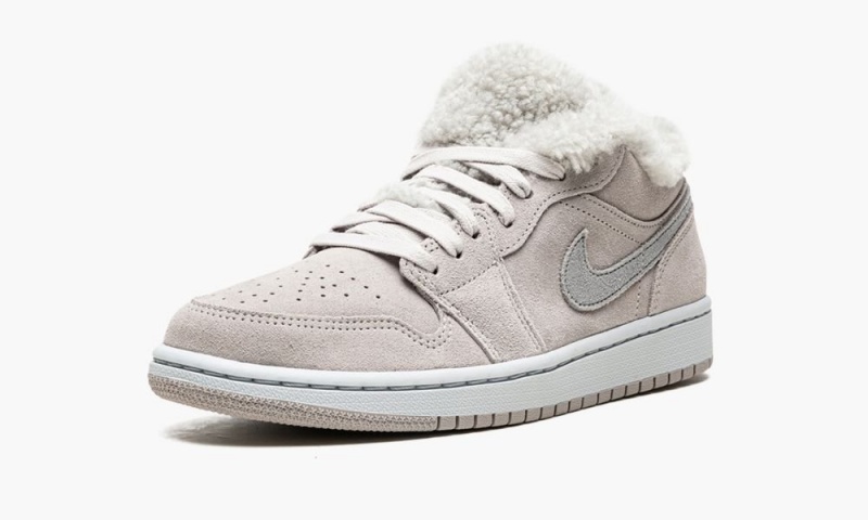 Nike Air Jordan 1 Low SE 'Sherpa Fleece' Naisten Kengät Harmaat Valkoinen | 590ALPYWX