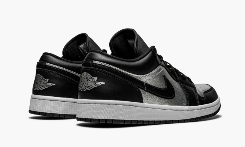 Nike Air Jordan 1 Low SE 'Silver Varvas' Naisten Kengät Mustat Metal Hopea Valkoinen | 910OANUEQ