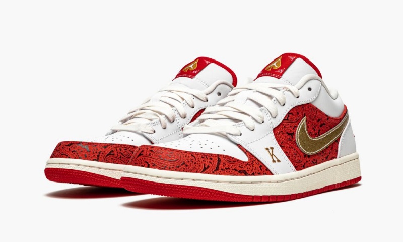 Nike Air Jordan 1 Low SE 'Spades' Miesten Kengät Valkoinen Metal Kultaiset | 238CJDPEU