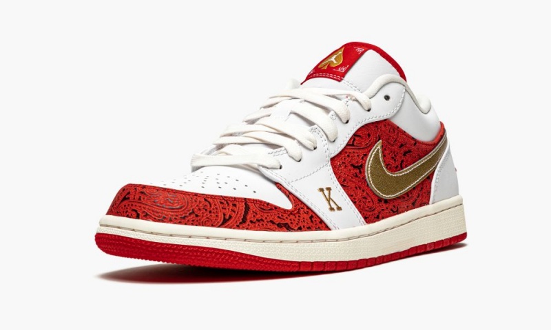 Nike Air Jordan 1 Low SE 'Spades' Miesten Kengät Valkoinen Metal Kultaiset | 238CJDPEU