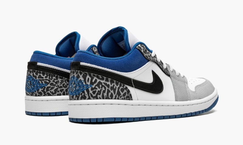 Nike Air Jordan 1 Low SE 'True Blue' Miesten Kengät Valkoinen Sininen Mustat | 490JITZNA
