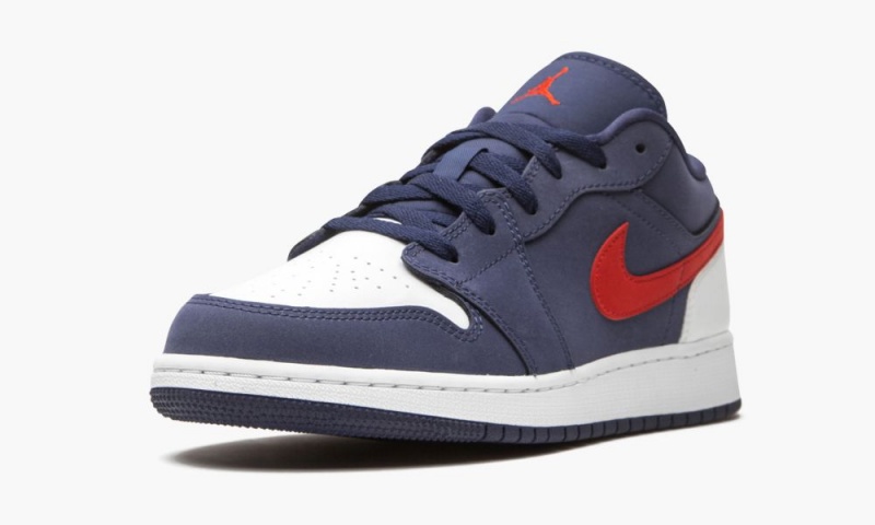 Nike Air Jordan 1 Low SE 'USA' Lasten Kengät Laivastonsininen Punainen Valkoinen | 182CDVUYA