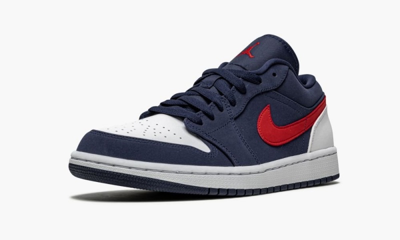 Nike Air Jordan 1 Low SE 'USA' Miesten Kengät Laivastonsininen Punainen Valkoinen | 685HSZIUP