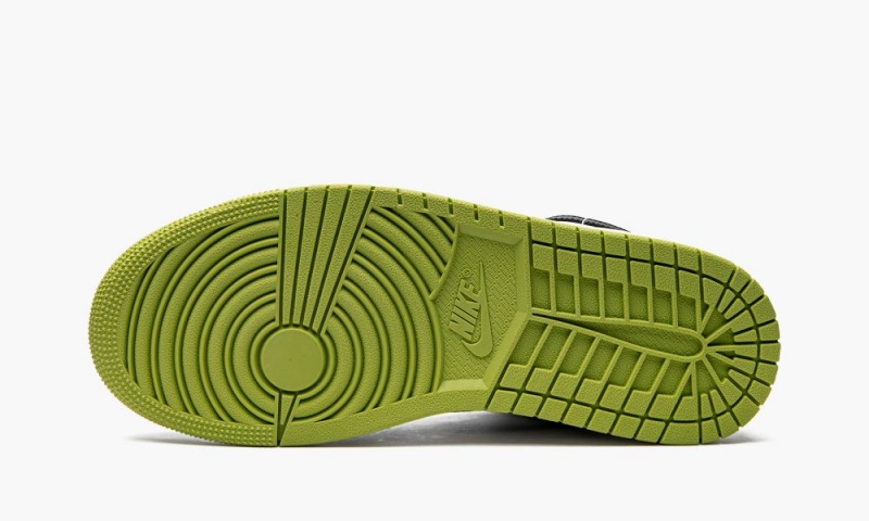 Nike Air Jordan 1 Low SE 'Vivid Green Snakeskin' Naisten Kengät Vihreä Mustat | 124XJWRHU
