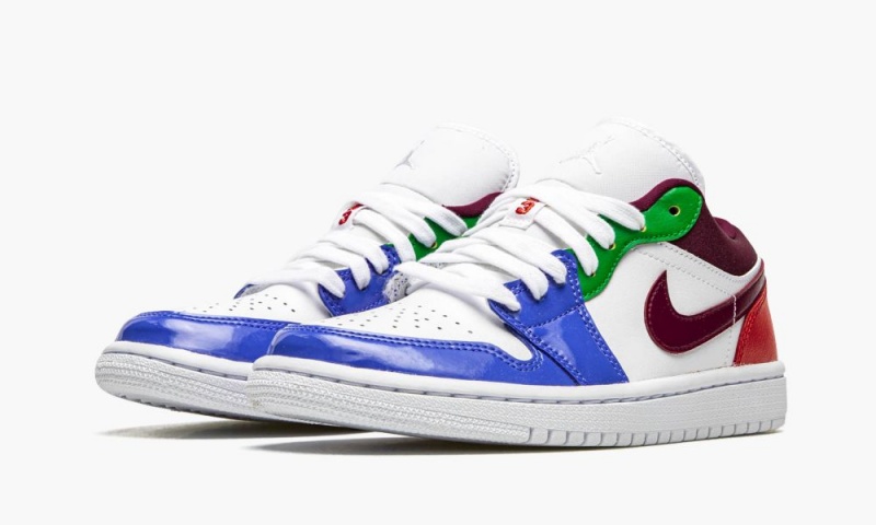 Nike Air Jordan 1 Low SE 'White / Multicolor' Naisten Kengät Valkoinen Tumman | 240QHTFYR