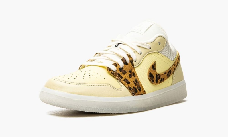 Nike Air Jordan 1 Low 'SNKRS Day' Naisten Kengät Valkoinen Keltainen Leopardi | 523KONJRL