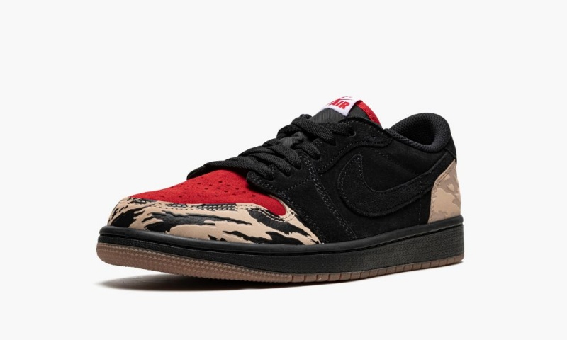 Nike Air Jordan 1 Low SP 'SoleFly - Carnivore' Miesten Kengät Mustat Beige Punainen | 536MAOVDS