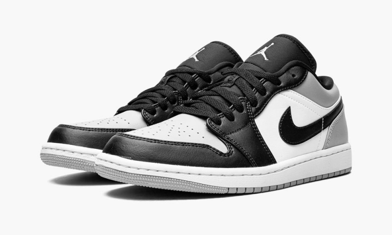 Nike Air Jordan 1 Low 'Shadow Varvas' Miesten Kengät Harmaat Mustat Valkoinen | 597KEDLFM