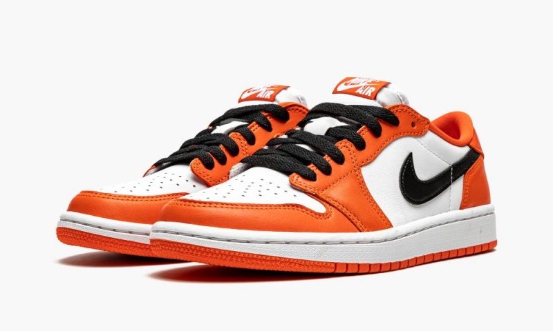 Nike Air Jordan 1 Low 'Starfish' Naisten Kengät Valkoinen Mustat Oranssi | 745GQYDPW