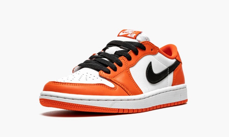 Nike Air Jordan 1 Low 'Starfish' Naisten Kengät Valkoinen Mustat Oranssi | 745GQYDPW