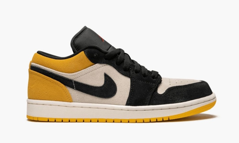 Nike Air Jordan 1 Low 'University Gold' Miesten Kengät Punainen Kultaiset Mustat | 293TELVZX
