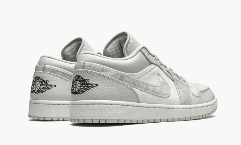Nike Air Jordan 1 Low 'White Camo' Miesten Kengät Valkoinen Harmaat | 024VUJNWF