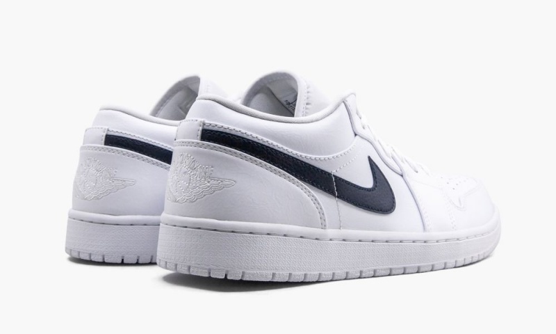 Nike Air Jordan 1 Low 'White / Obsidian' Miesten Kengät Valkoinen Obsidian Valkoinen | 342XIYQNO