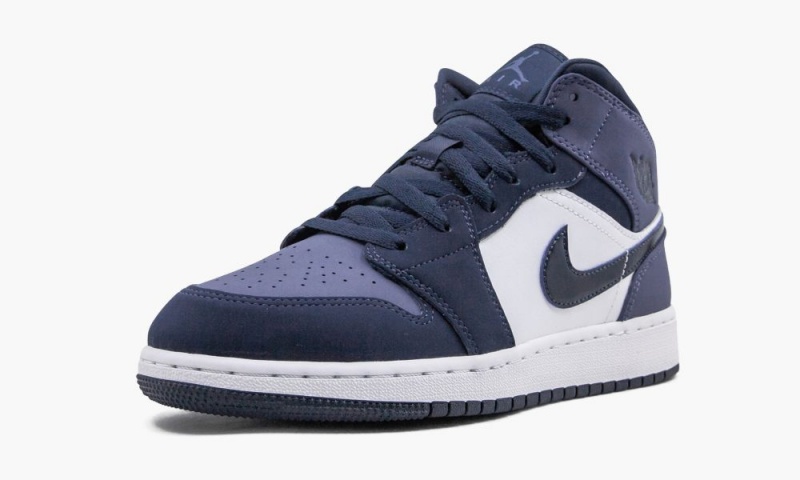 Nike Air Jordan 1 MID (GS) 'Sanded Purple' Lasten Kengät Obsidian | 417RQIHNS