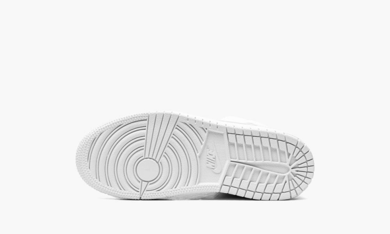 Nike Air Jordan 1 MID PS 'Triple White' Lasten Kengät Valkoinen | 895YKMABJ