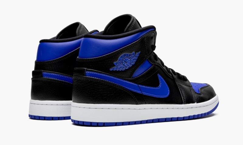 Nike Air Jordan 1 MID 'Royal' Miesten Kengät Mustat Kuninkaallinen Sininen Valkoinen | 769MOBKHW