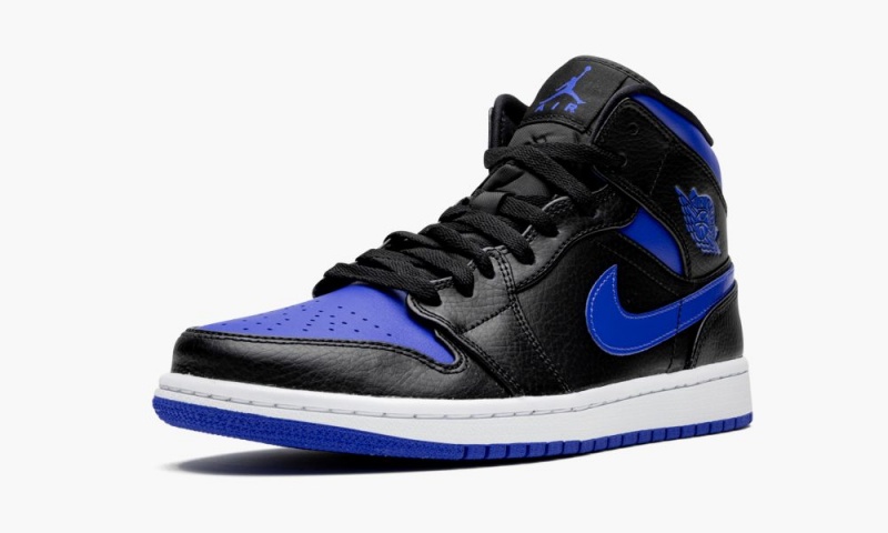Nike Air Jordan 1 MID 'Royal' Miesten Kengät Mustat Kuninkaallinen Sininen Valkoinen | 769MOBKHW