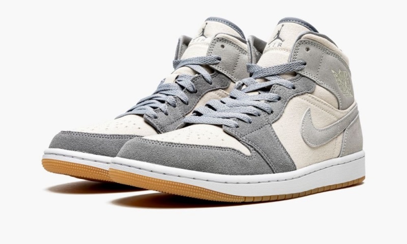 Nike Air Jordan 1 MID SE 'Coconut Milk' Miesten Kengät Harmaat | 486RDPOAF