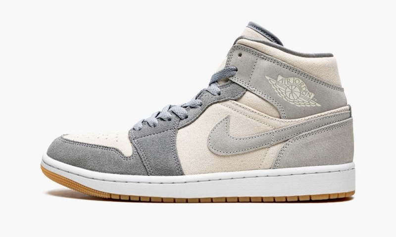 Nike Air Jordan 1 MID SE \'Coconut Milk\' Miesten Kengät Harmaat | 486RDPOAF