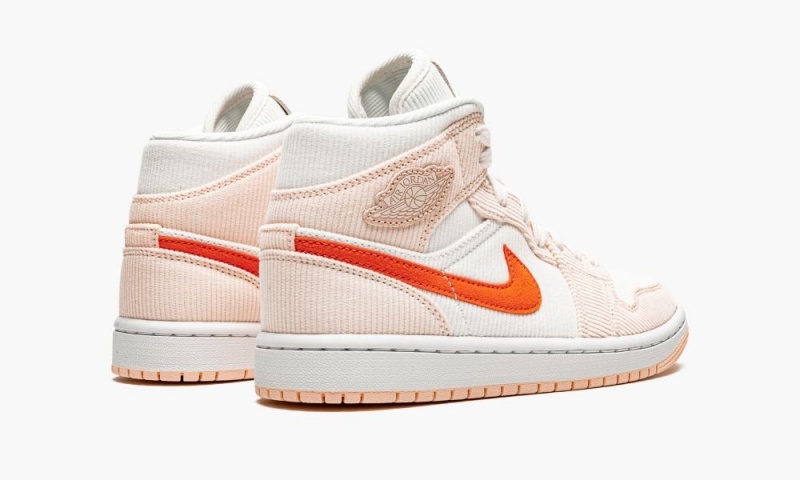 Nike Air Jordan 1 MID SE 'Corduroy' Naisten Kengät Oranssi Oranssi | 851MFDJYB