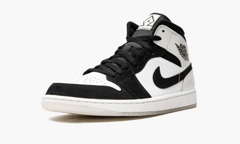 Nike Air Jordan 1 MID SE 'Diamond' Miesten Kengät Valkoinen Mustat | 745CMNESK