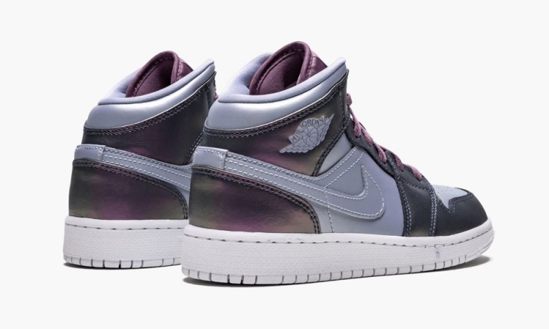 Nike Air Jordan 1 MID SE (GS) Lasten Kengät Sininen Violetit | 294LXDJKB