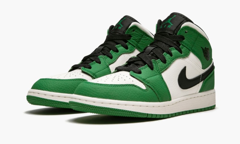 Nike Air Jordan 1 MID SE (GS) Lasten Kengät Syvä Vihreä Mustat | 179GIPETN