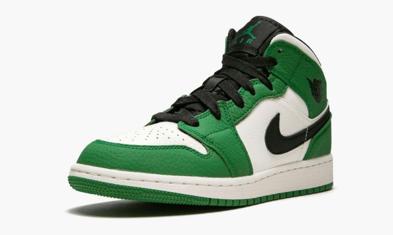 Nike Air Jordan 1 MID SE (GS) Lasten Kengät Syvä Vihreä Mustat | 179GIPETN