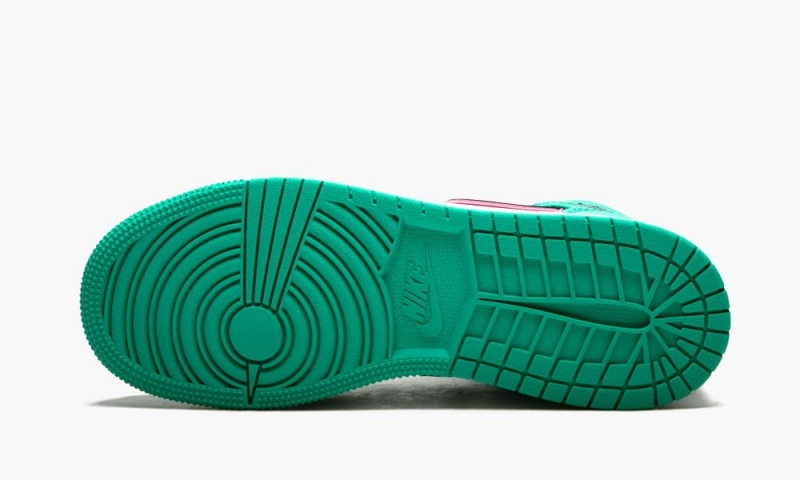 Nike Air Jordan 1 MID SE (GS) Lasten Kengät Vihreä Mustat Pinkki | 618ISDTMJ