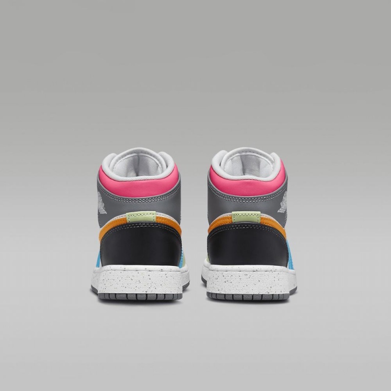 Nike Air Jordan 1 MID SE Lasten Kengät Monivärinen | 863AJOBQN