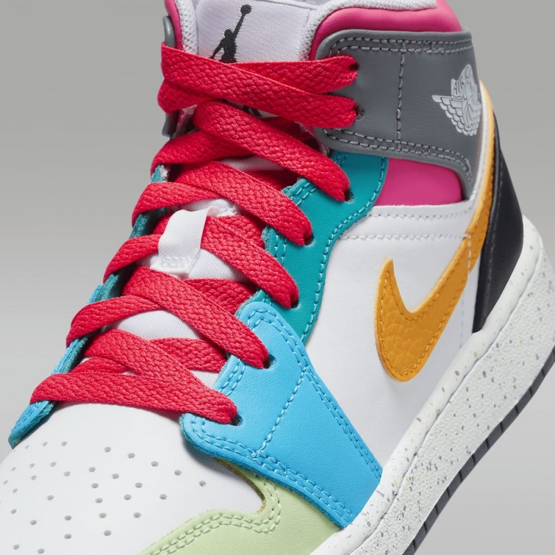 Nike Air Jordan 1 MID SE Lasten Kengät Monivärinen | 863AJOBQN
