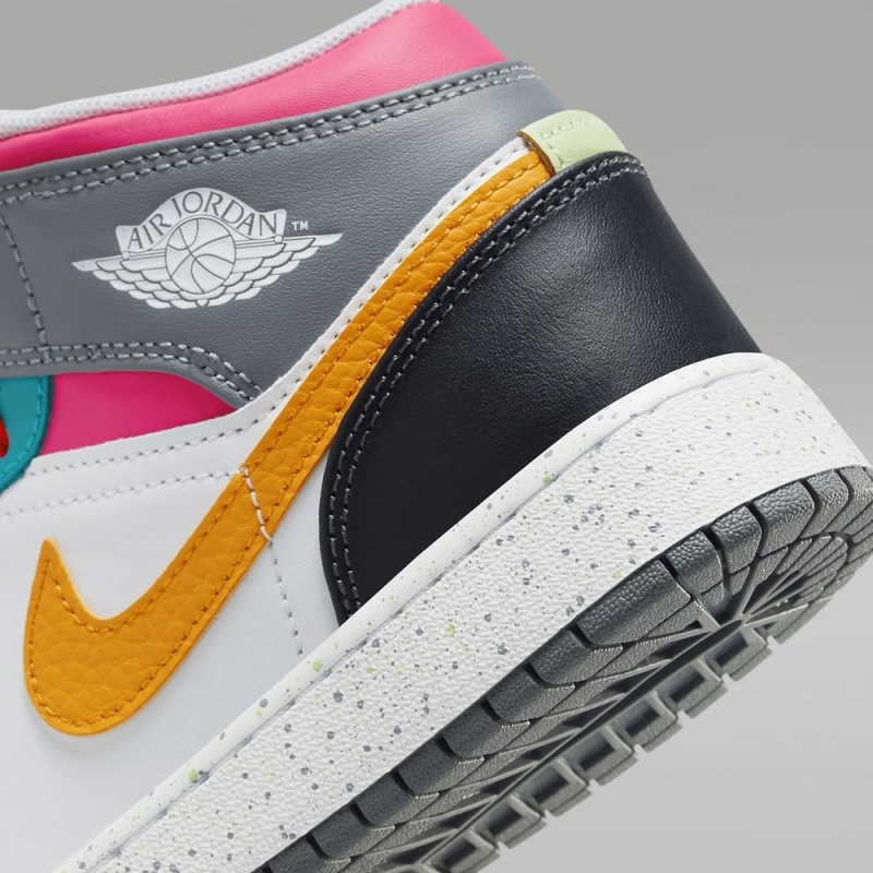 Nike Air Jordan 1 MID SE Lasten Kengät Monivärinen | 863AJOBQN