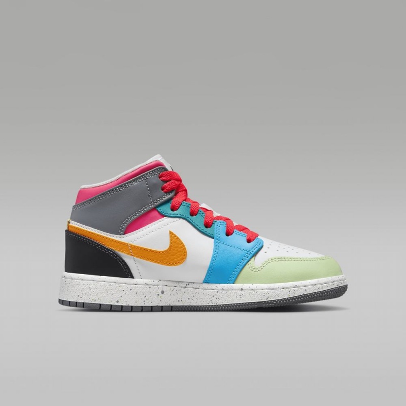 Nike Air Jordan 1 MID SE Lasten Kengät Monivärinen | 863AJOBQN