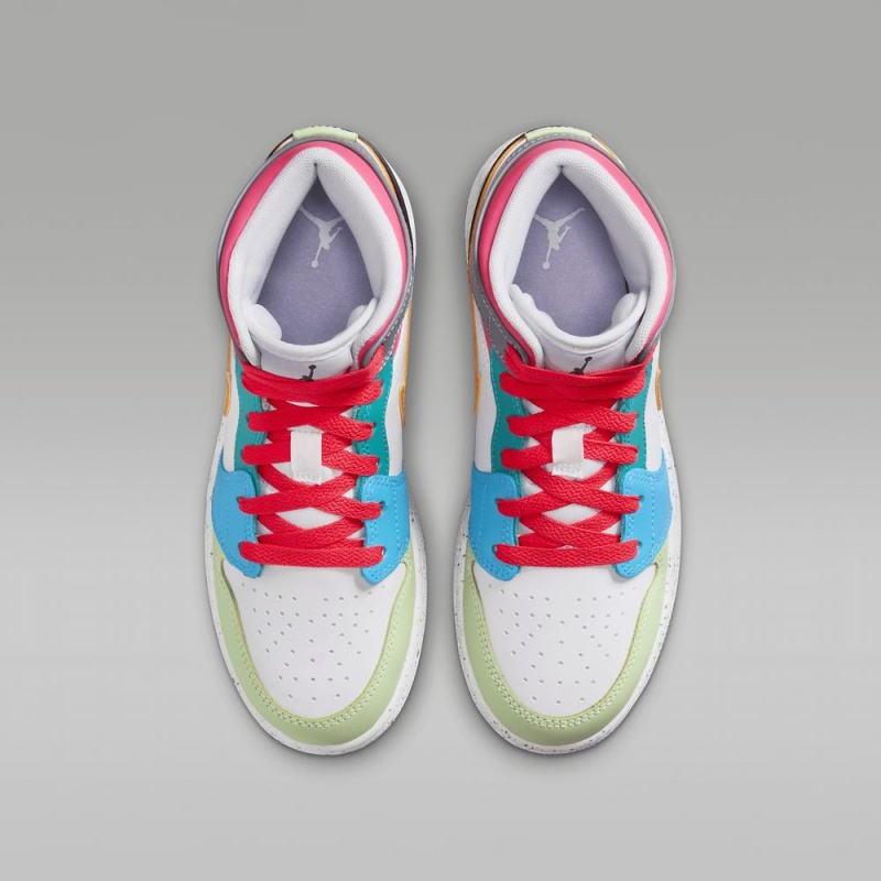 Nike Air Jordan 1 MID SE Lasten Kengät Monivärinen | 863AJOBQN
