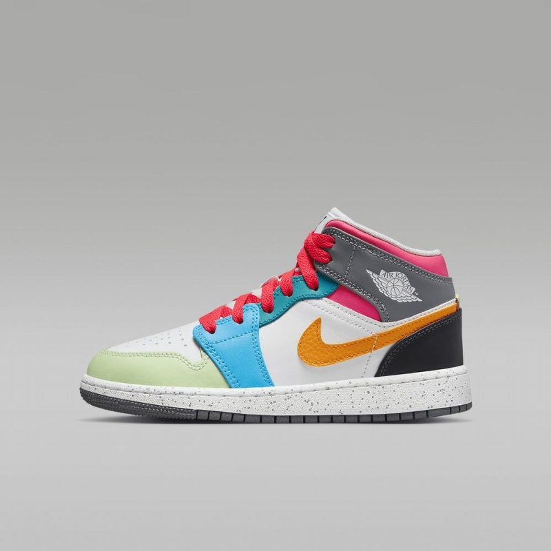 Nike Air Jordan 1 MID SE Lasten Kengät Monivärinen | 863AJOBQN
