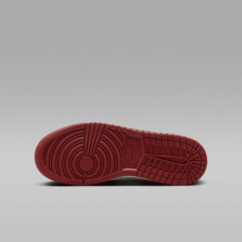 Nike Air Jordan 1 MID SE Lasten Kengät Valkoinen Punainen | 135VFLJYM