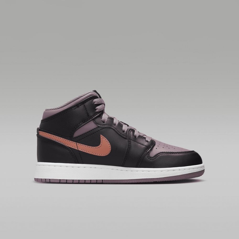 Nike Air Jordan 1 MID SE Lasten Kengät Violetit | 574LUQIRN