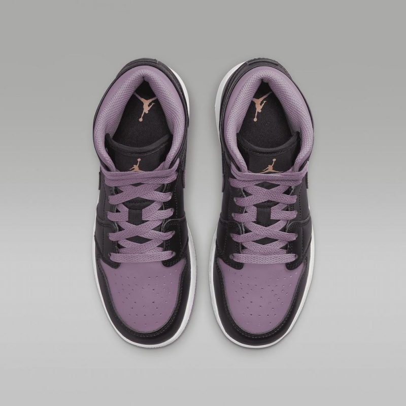Nike Air Jordan 1 MID SE Lasten Kengät Violetit | 574LUQIRN