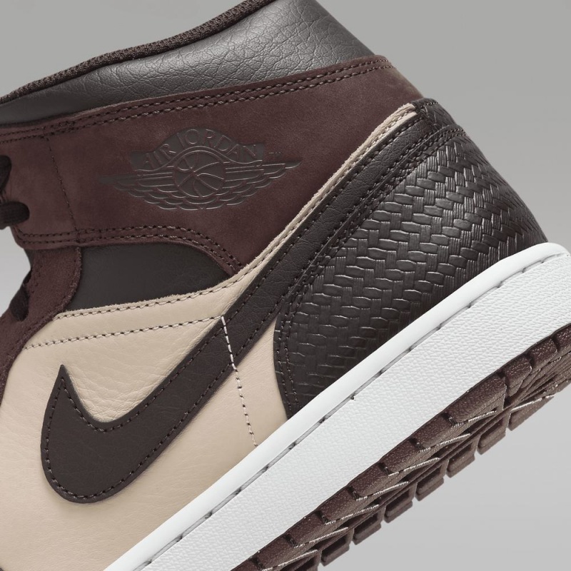 Nike Air Jordan 1 MID SE Miesten Kengät Ruskea Metal Kultaiset | 379WYGLJU