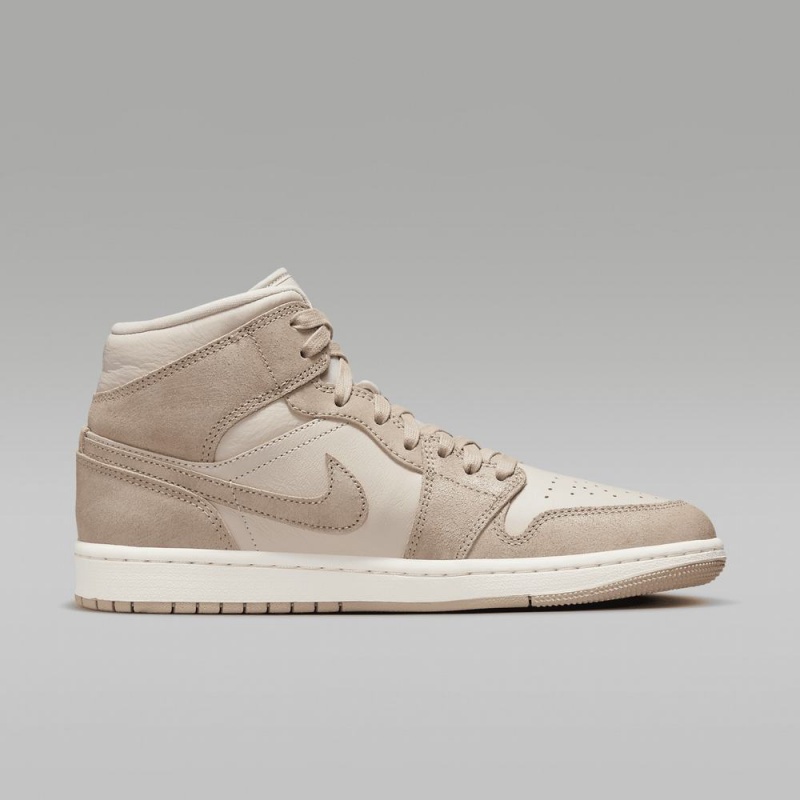 Nike Air Jordan 1 MID SE Naisten Kengät Beige | 634GQNWBI