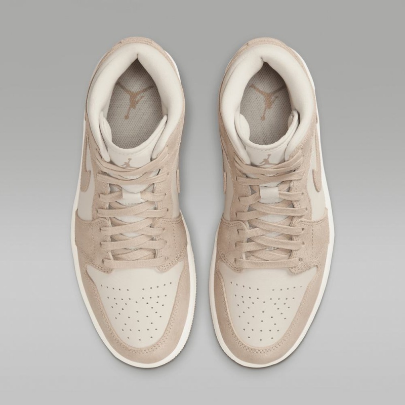 Nike Air Jordan 1 MID SE Naisten Kengät Beige | 634GQNWBI