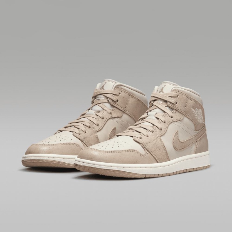 Nike Air Jordan 1 MID SE Naisten Kengät Beige | 634GQNWBI
