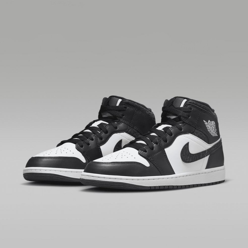 Nike Air Jordan 1 MID SE Naisten Kengät Mustat Valkoinen | 864TSJAOB