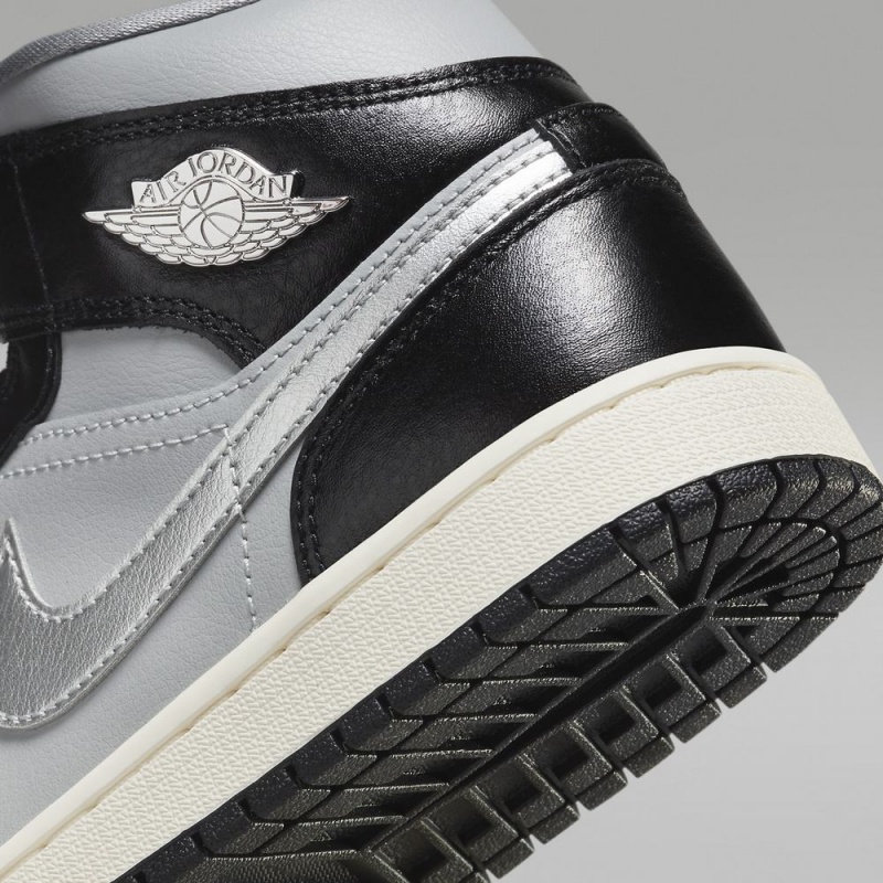 Nike Air Jordan 1 MID SE Naisten Kengät Mustat Harmaat | 798XEUJFI