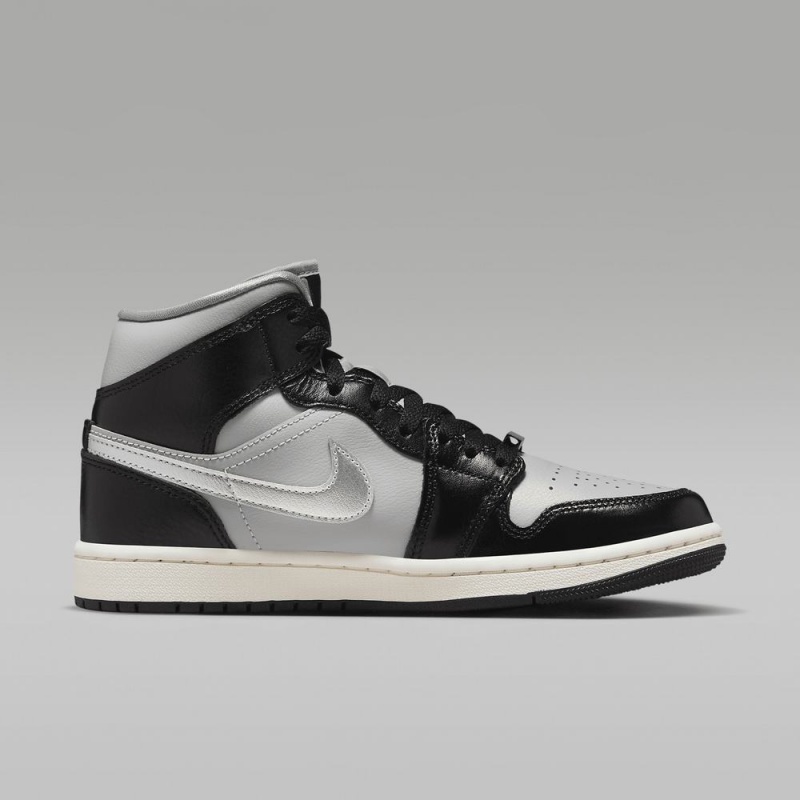 Nike Air Jordan 1 MID SE Naisten Kengät Mustat Harmaat | 798XEUJFI