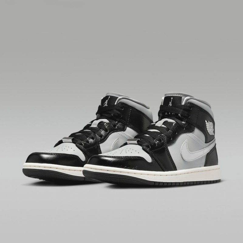 Nike Air Jordan 1 MID SE Naisten Kengät Mustat Harmaat | 798XEUJFI