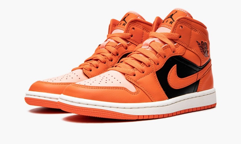 Nike Air Jordan 1 MID SE Naisten Kengät Punainen Oranssi | 986PYTNUJ